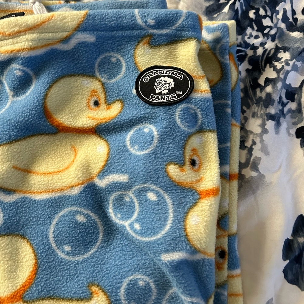 Jeep Rubber ducky pajama pants. Soft fleece with drawstring waist.